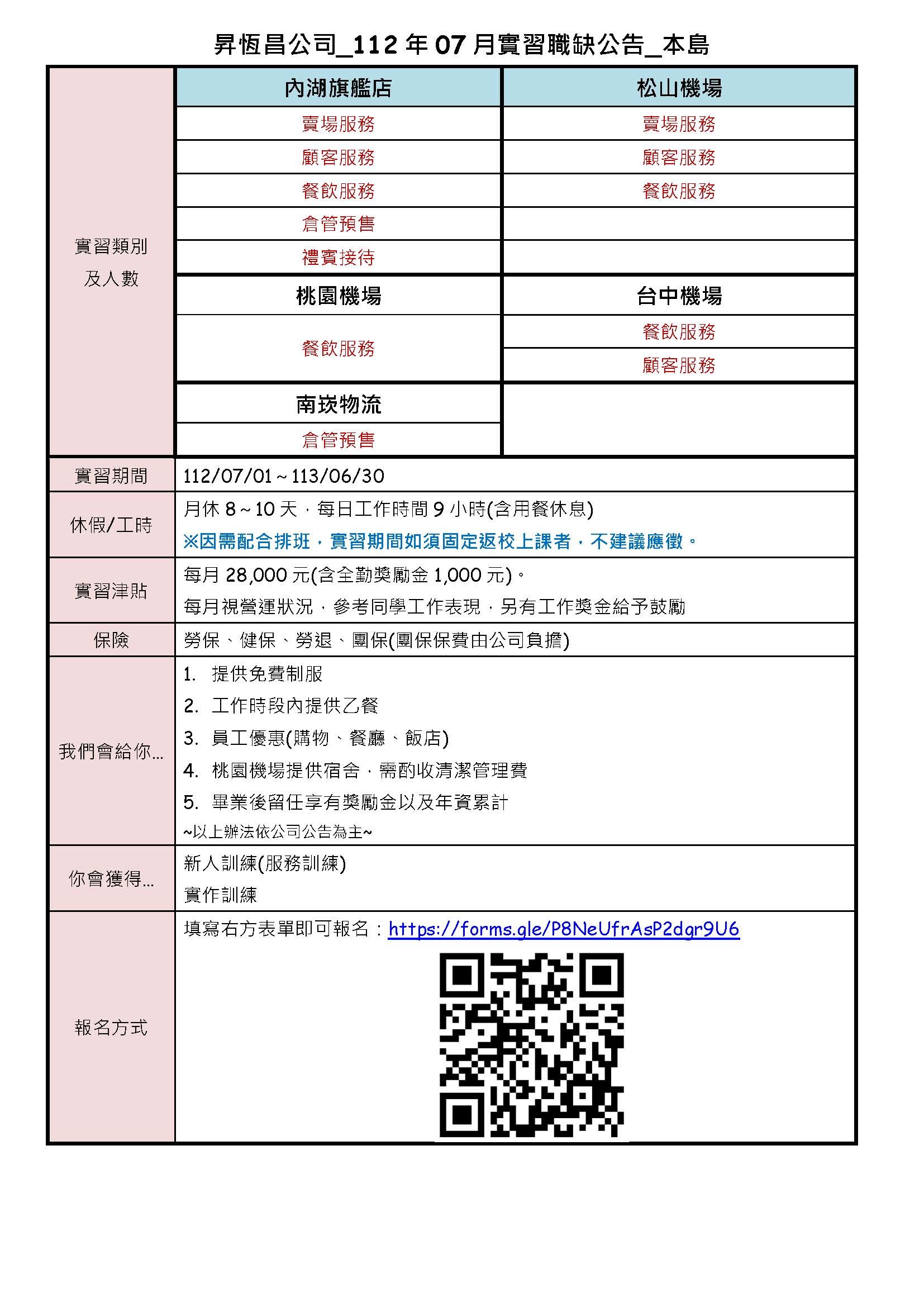 112昇恒昌實習公告